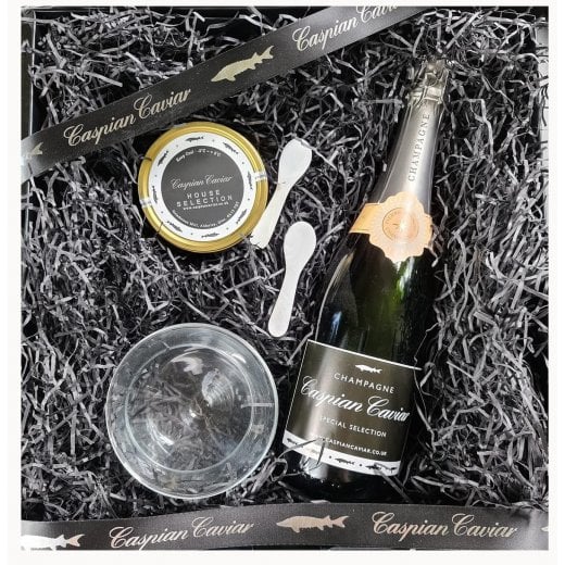 Caspian Caviar House Fizz Gift Set